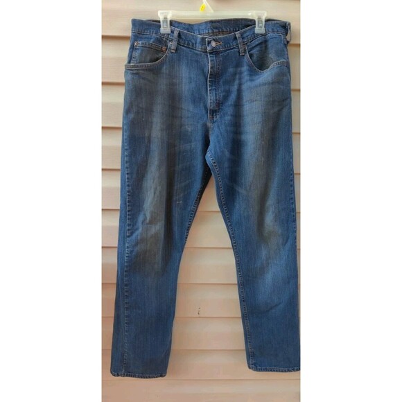 Wrangler Jeans STAINED WORK JEANS Lot Of 2 Mens Size 36×34 Medium Wash - Picture 11 of 16